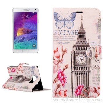 Hot Products Creative Designs Leather phone case for Samsung Galaxy Note 5 Edge with Card Slots
